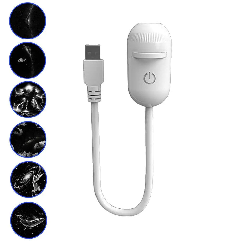 🔥 LAST DAY SALE 50% OFF 🔥 NEXON™ 2-in-1 USB Galaxy Projector Night Light