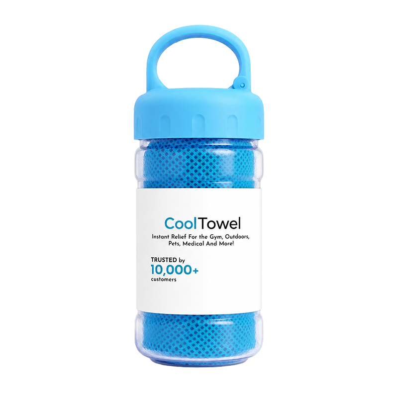❄ Cooling Towel for Hot Summer & Outdoor Activities – Quick-Dry Microfiber Sweat Towel