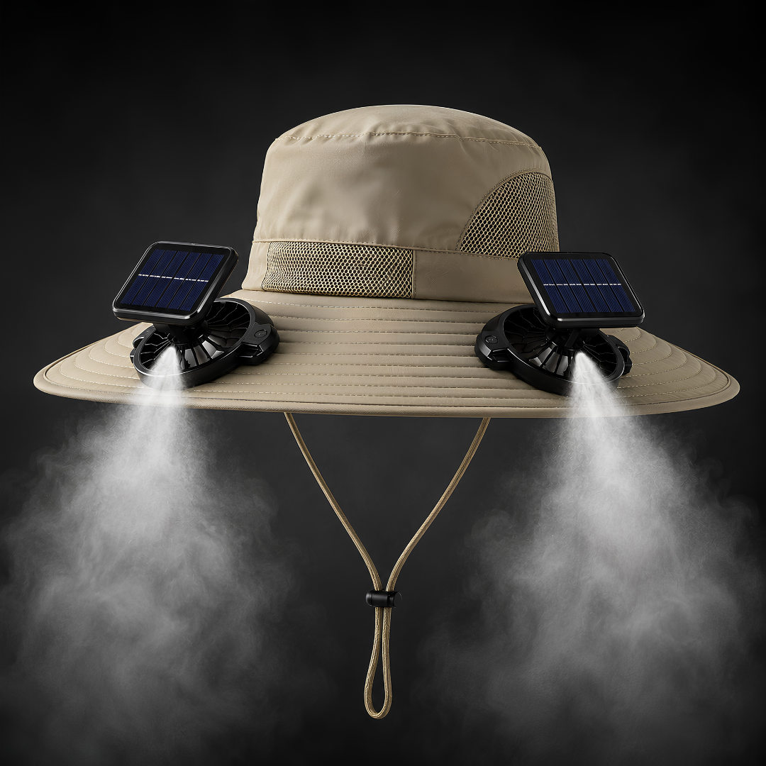🔥 2026 Summer Sale 70% OFF 💥 New Ultra-Wide Brim Solar Mist Fan Hat ✨
