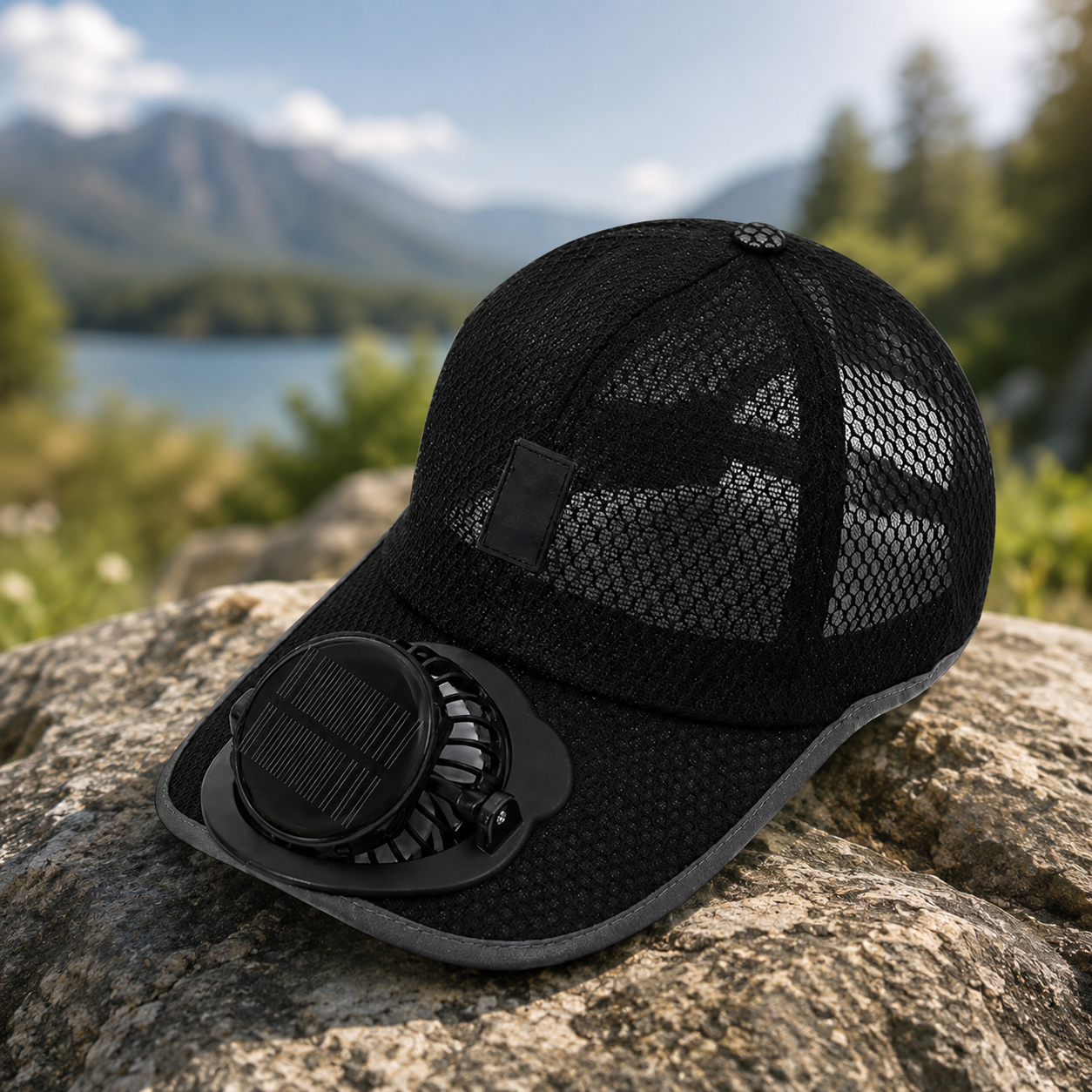 🔥 Summer Sale 50% OFF 🔥 Solar Powered Fan Cooling Hat – UPF 50+ Outdoor Sun Protection Cap