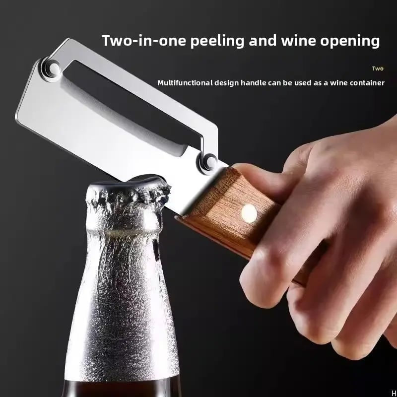 🚨 Today Only ⚡ Buy 1 Get 1 FREE 🎁 Kitchen Multi-Function Stainless Steel Thickened Fruit Peeler Knife