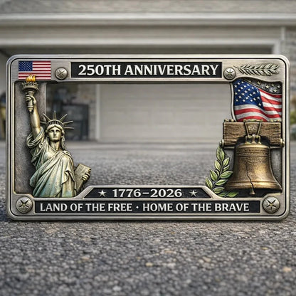 🦅 LAST DAY 50% OFF 🔥 250th Anniversary Commemorative License Plate Frame