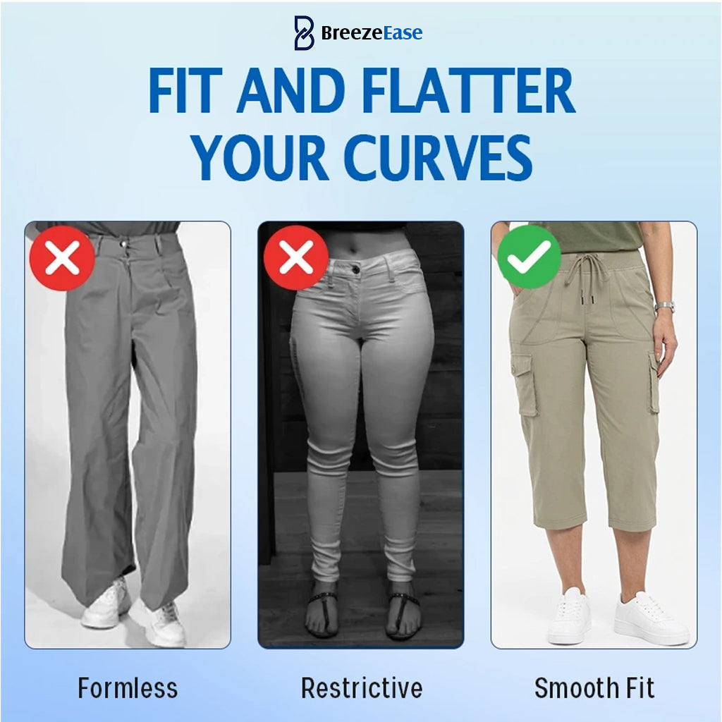 BUY 1 GET 1 FREE ✨ BreezeEase™ Lightweight Cargo Capri Pants