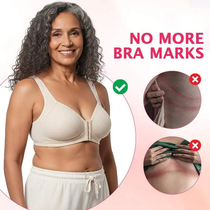 Softora™ Easy Front-Closure Jelly Bra – Wireless Comfort & Gentle Support
