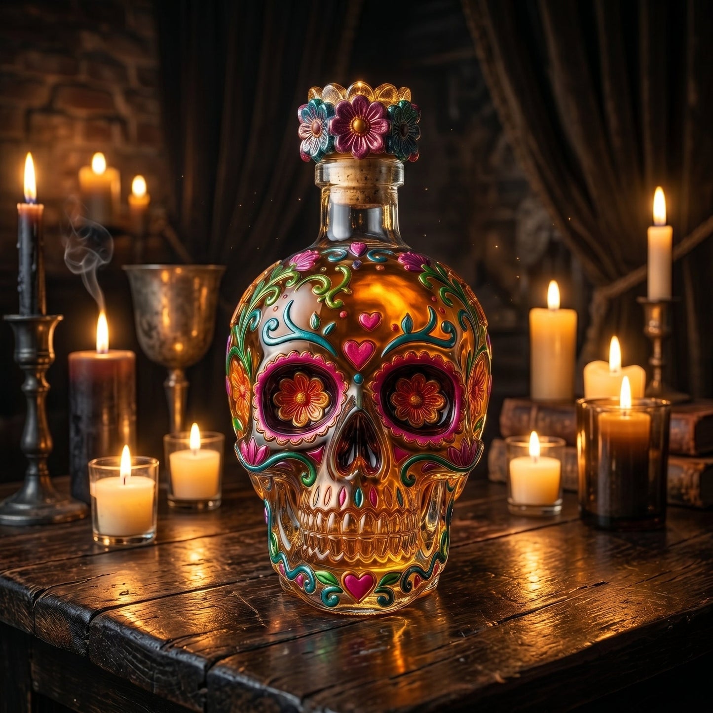 Calavera de Oro – Limited Artisan Decanter