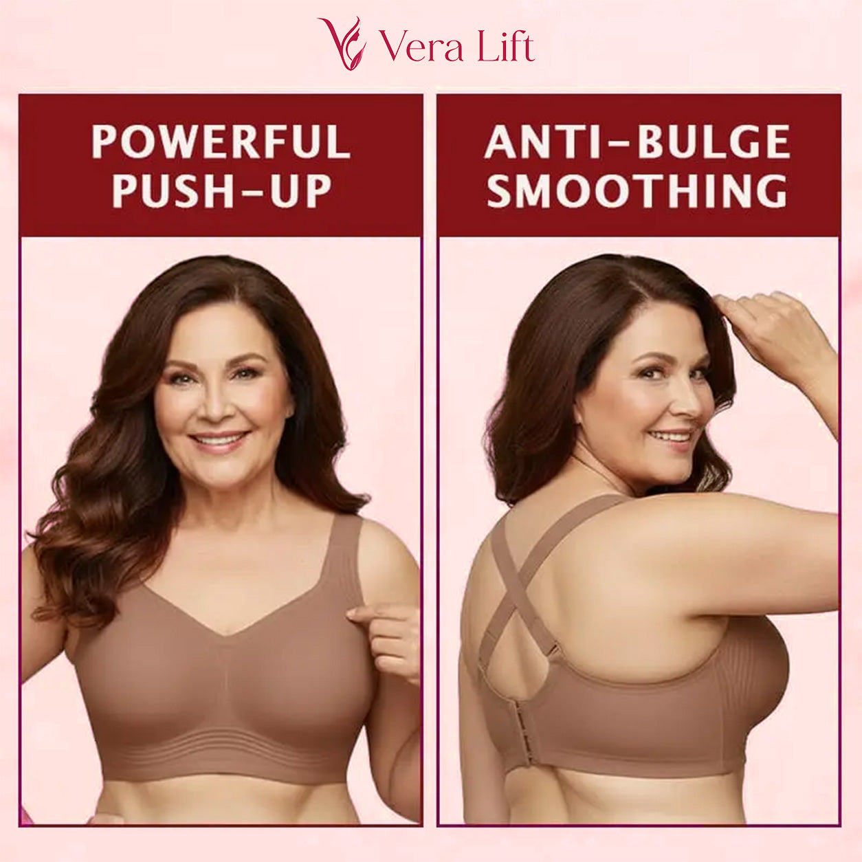 🔥 LAST DAY SALE 70% OFF - BUY 1 GET 1 FREE 🔥 VeraLift - Supportive Wireless Push Up Bra