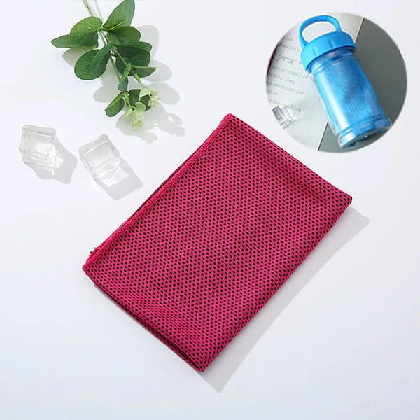 ❄ Cooling Towel for Hot Summer & Outdoor Activities – Quick-Dry Microfiber Sweat Towel (OFFER2)