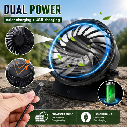 🔥 Summer Sale 50% OFF 🔥 Solar Powered Fan Cooling Hat – UPF 50+ Outdoor Sun Protection Cap