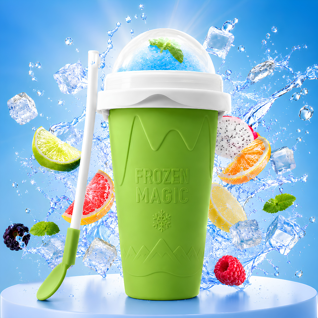 ⏰ TODAY ONLY 50% OFF ⚡ Instant Slushy Maker Cup ✨ Make Delicious Frozen Treats In Seconds