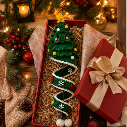 🎄 Christmas Pre-Sale 49% OFF 🎅 Crochet Spiral Snowman Ornament Pattern DIY Kit
