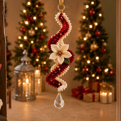 🎄 Christmas Pre-Sale 49% OFF 🎅 Crochet Spiral Snowman Ornament Pattern DIY Kit