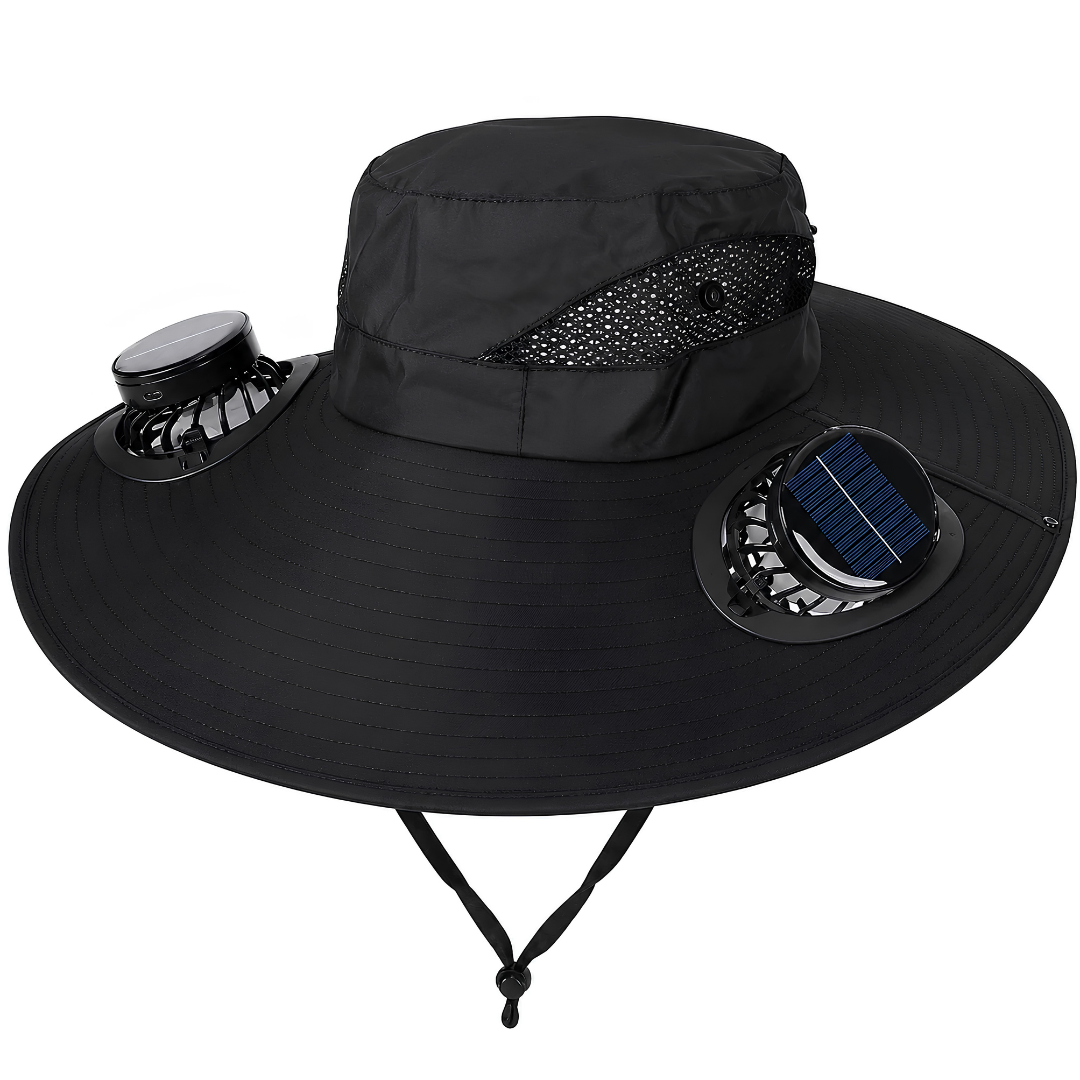 🚨 FLASH SALE 50% OFF TODAY ⚡ SolarBreeze™ Ultra-Wide Brim Dual Solar Fan Hat