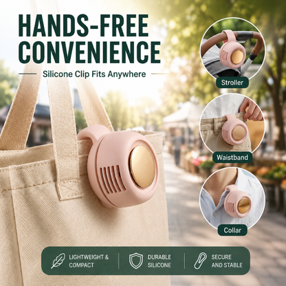 🎯 2026 Summer Sale 70% OFF 🔥 CoolClip Pro 2 ✨ Hands-Free Portable Fan