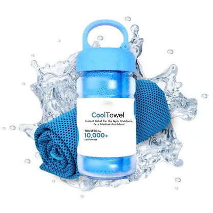 ❄ Cooling Towel for Hot Summer & Outdoor Activities – Quick-Dry Microfiber Sweat Towel (OFFER2)