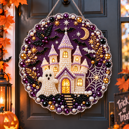 🔥 HALLOWEEN PRE-SALE 70% OFF 🔥 Halloween Pearl Beaded DIY Hanging Art Kit - 6 Spooky Designs