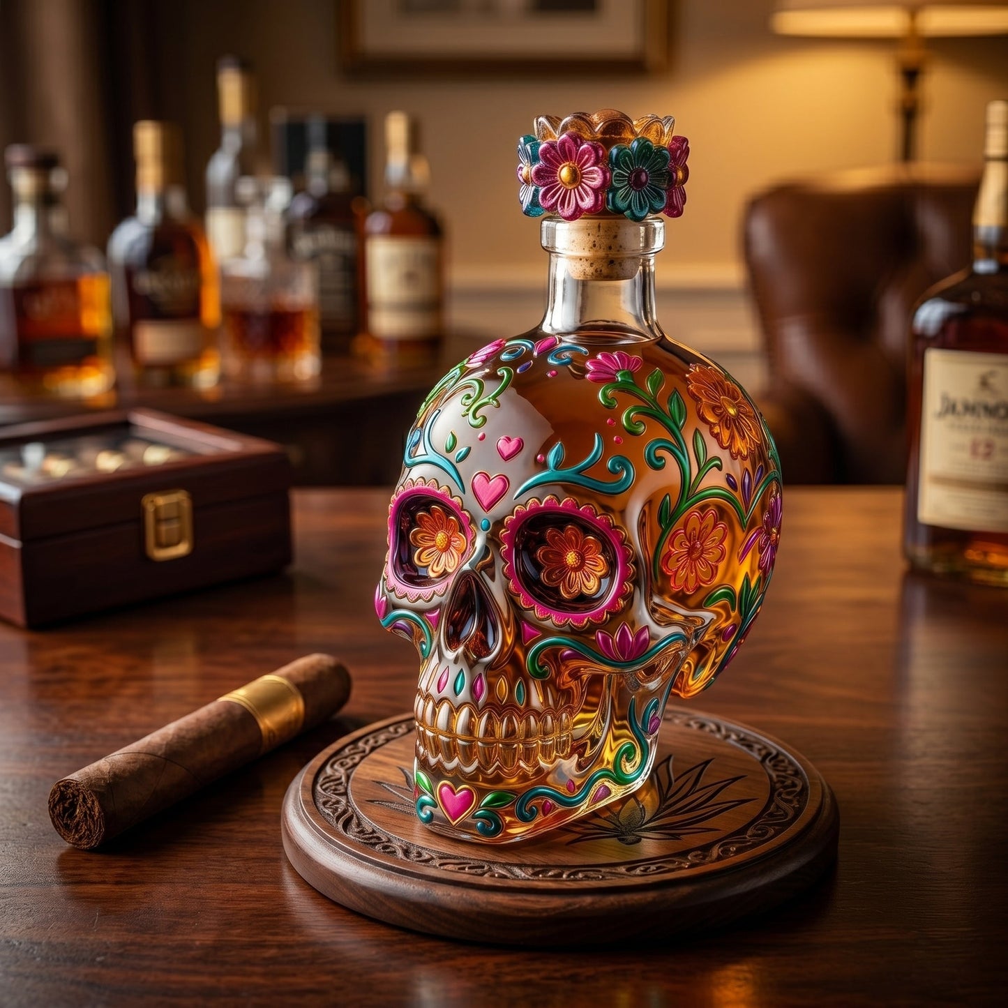 Calavera de Oro – Limited Artisan Decanter