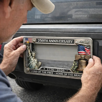 🦅 LAST DAY 50% OFF 🔥 250th Anniversary Commemorative License Plate Frame