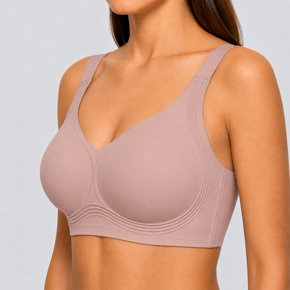 🔥LAST DAY SALE 70% OFF - BUY 1 GET 1 FREE🔥 - Super Firming Wirefree Bra – Full Coverage Lift & Side Smoothing Comfort Bra for Women