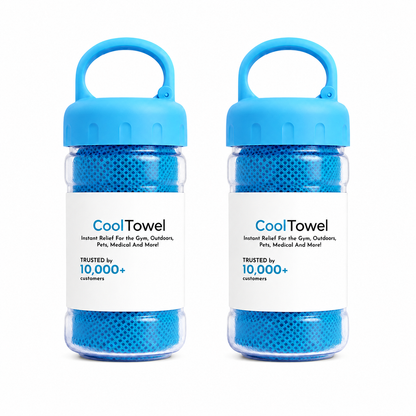 ❄ Cooling Towel for Hot Summer & Outdoor Activities – Quick-Dry Microfiber Sweat Towel (OFFER2)