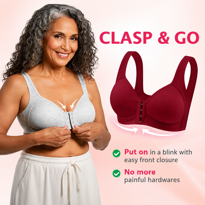 Softora™ Easy Front-Closure Jelly Bra – Wireless Comfort & Gentle Support