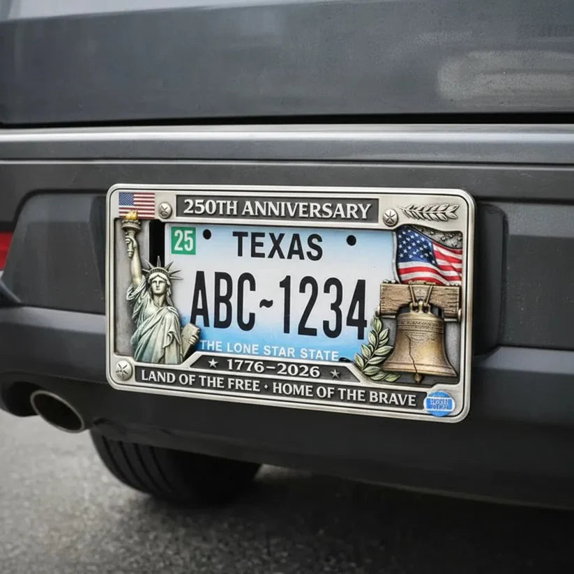🦅 LAST DAY 50% OFF 🔥 250th Anniversary Commemorative License Plate Frame