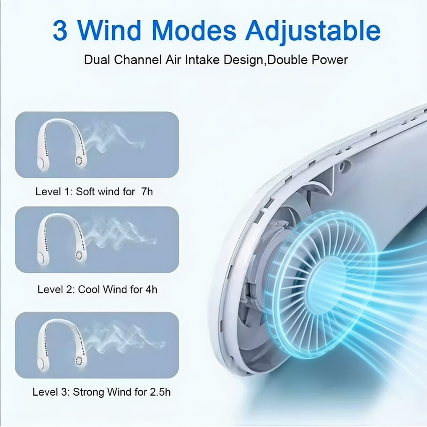 🎯 2026 Summer Sale 70% OFF 🔥 Hands Free Neck Fan for Summer
