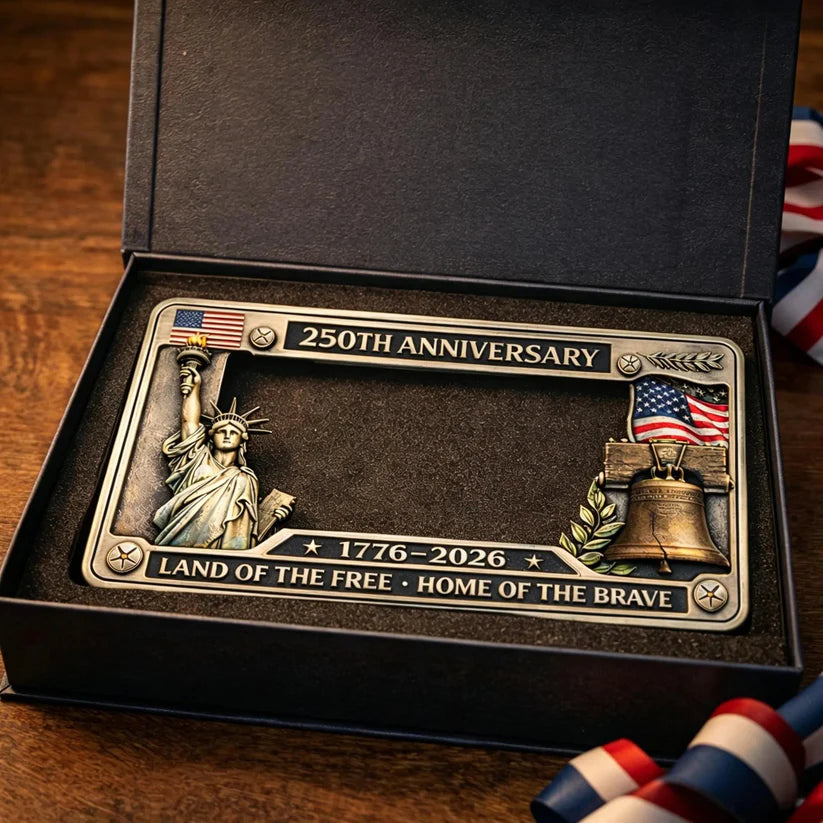 🦅 LAST DAY 50% OFF 🔥 250th Anniversary Commemorative License Plate Frame