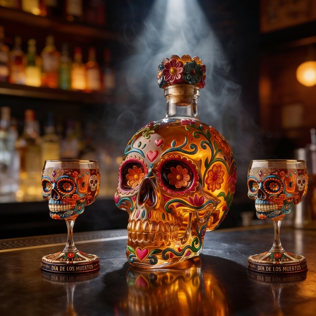 Calavera de Oro – Limited Artisan Decanter