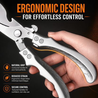 💥Stainless Steel Kitchen Scissors ✂ Built to Cut Bones, Built to Last