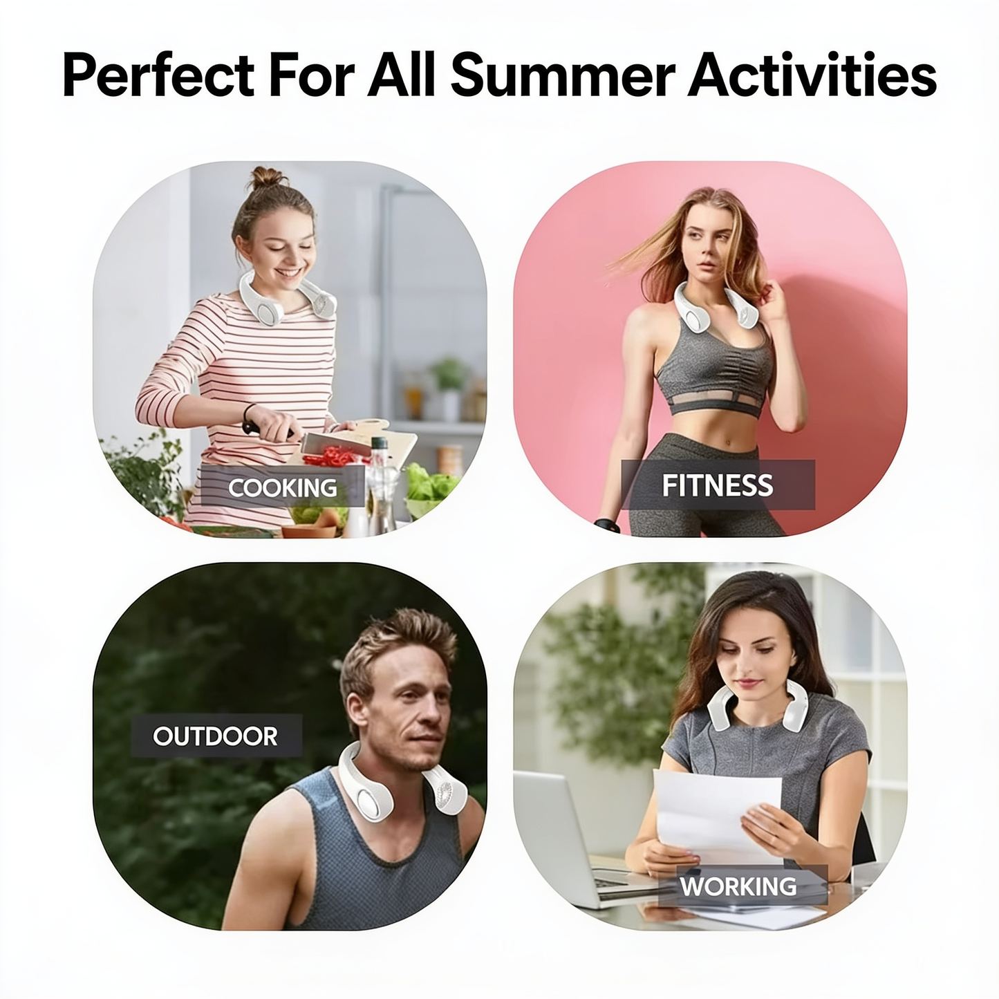 🎯 2026 Summer Sale 70% OFF 🔥 Hands Free Neck Fan for Summer