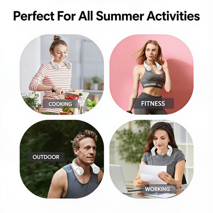 🎯 2026 Summer Sale 70% OFF 🔥 Hands Free Neck Fan for Summer