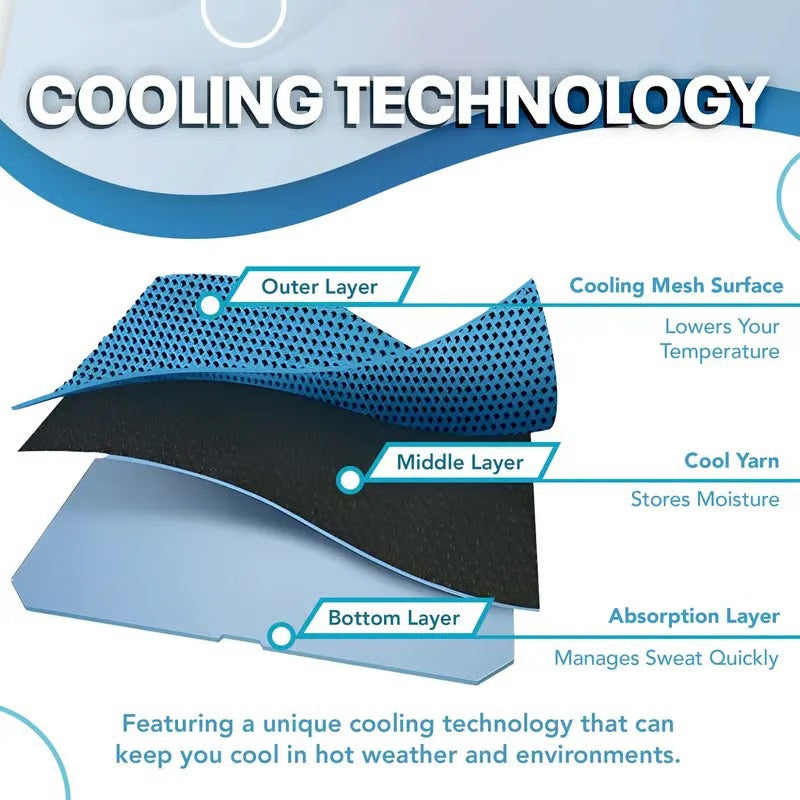 ❄ Cooling Towel for Hot Summer & Outdoor Activities – Quick-Dry Microfiber Sweat Towel (OFFER2)