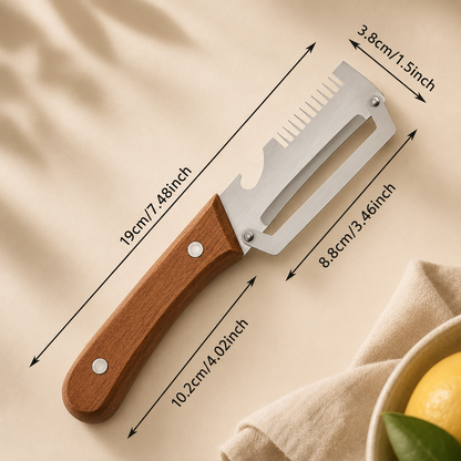 🔥 LAST DAY 50% OFF - BUY 1 GET 1 🥗 Kitchen Multi-Function Stainless Steel Thickened Fruit Peeler Knife