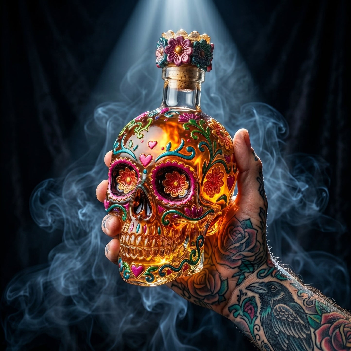 Calavera de Oro – Limited Artisan Decanter