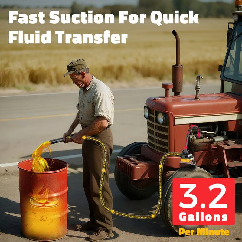 Father's Day 65% OFF 🚀 2026 Upgraded Automatic Fuel Transfer Pump🔥