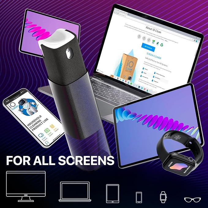 🔥 LAST DAY SALE 50% OFF 🔥 AUKON™ 2 In 1 Screen Cleaner Spray for Phone Tablet Computer