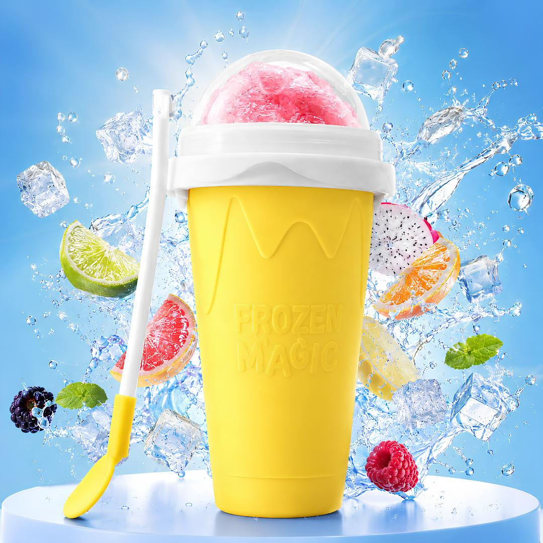 ⏰ TODAY ONLY 50% OFF ⚡ Instant Slushy Maker Cup ✨ Make Delicious Frozen Treats In Seconds