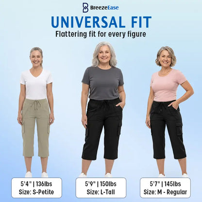BUY 1 GET 1 FREE ✨ BreezeEase™ Lightweight Cargo Capri Pants