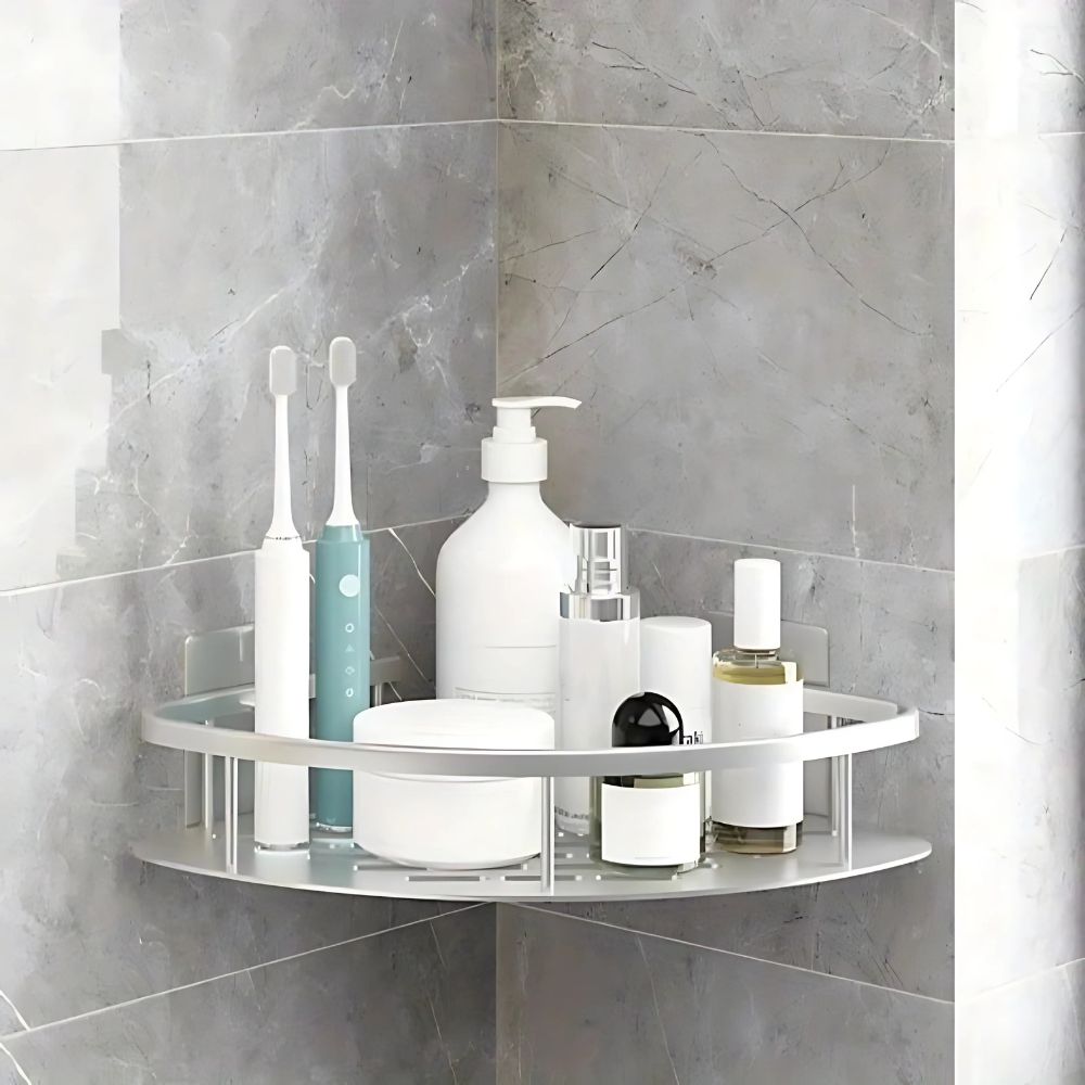 🔥 LIMITED OFFER 50% OFF 🔥 AQUALUX™ Stainless Steel Corner Shower Caddy