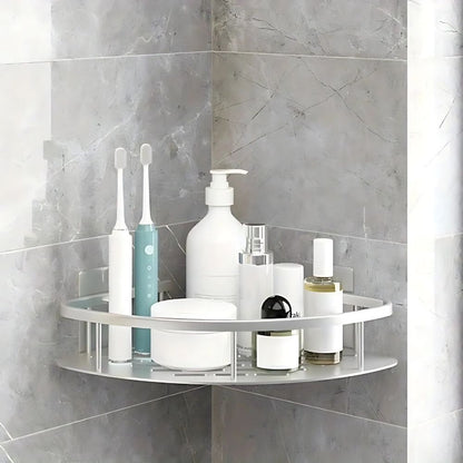 🔥 LIMITED OFFER 50% OFF 🔥 AQUALUX™ Stainless Steel Corner Shower Caddy