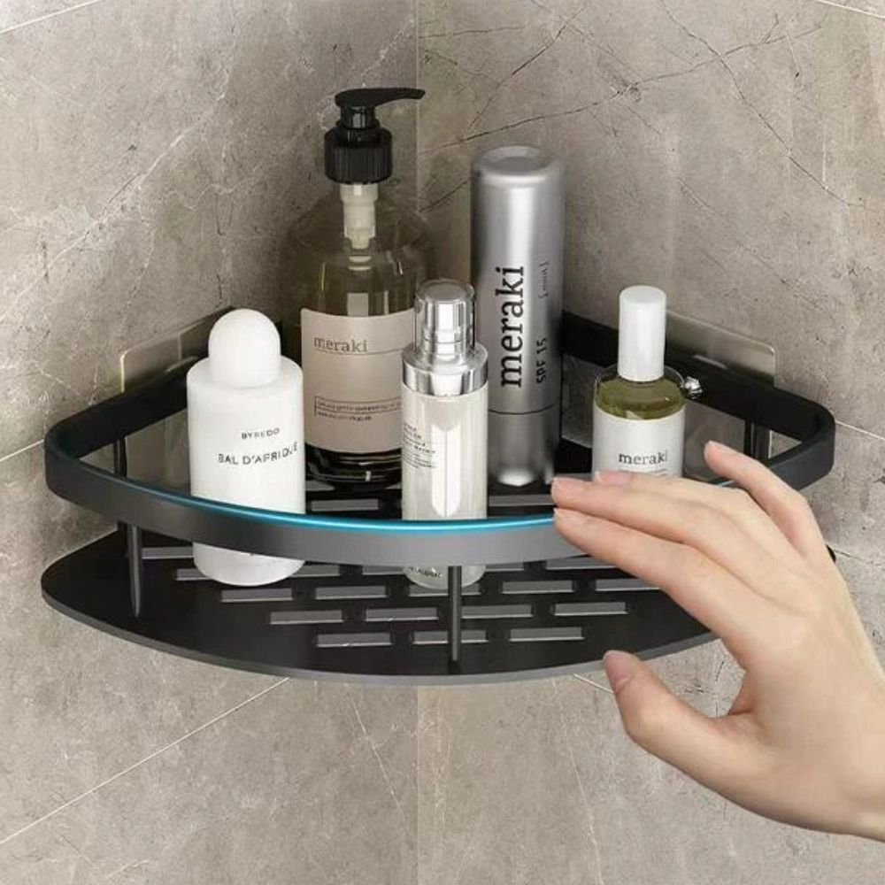 🔥 LIMITED OFFER 50% OFF 🔥 AQUALUX™ Stainless Steel Corner Shower Caddy