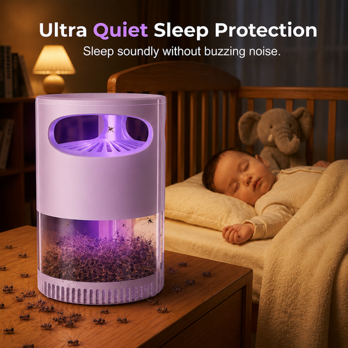 SUMMER DAY 50% OFF 🦟 LumiTrap™ UV Mosquito Killer Lamp – quiet, USB, chemical-free 🚫🌙