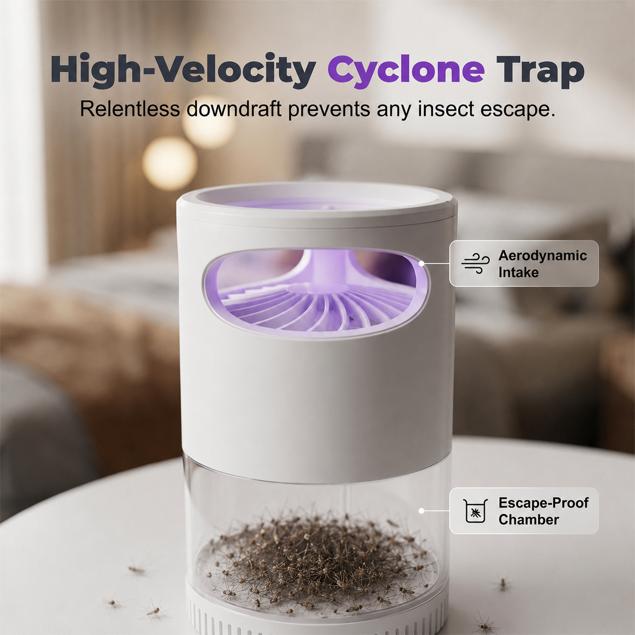 SUMMER DAY 50% OFF 🦟 LumiTrap™ UV Mosquito Killer Lamp – quiet, USB, chemical-free 🚫🌙