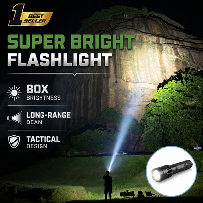 🔥 LAST DAY SALE 50% OFF 🔥 ARCTEK™ Super Bright Military-Grade Flashlight