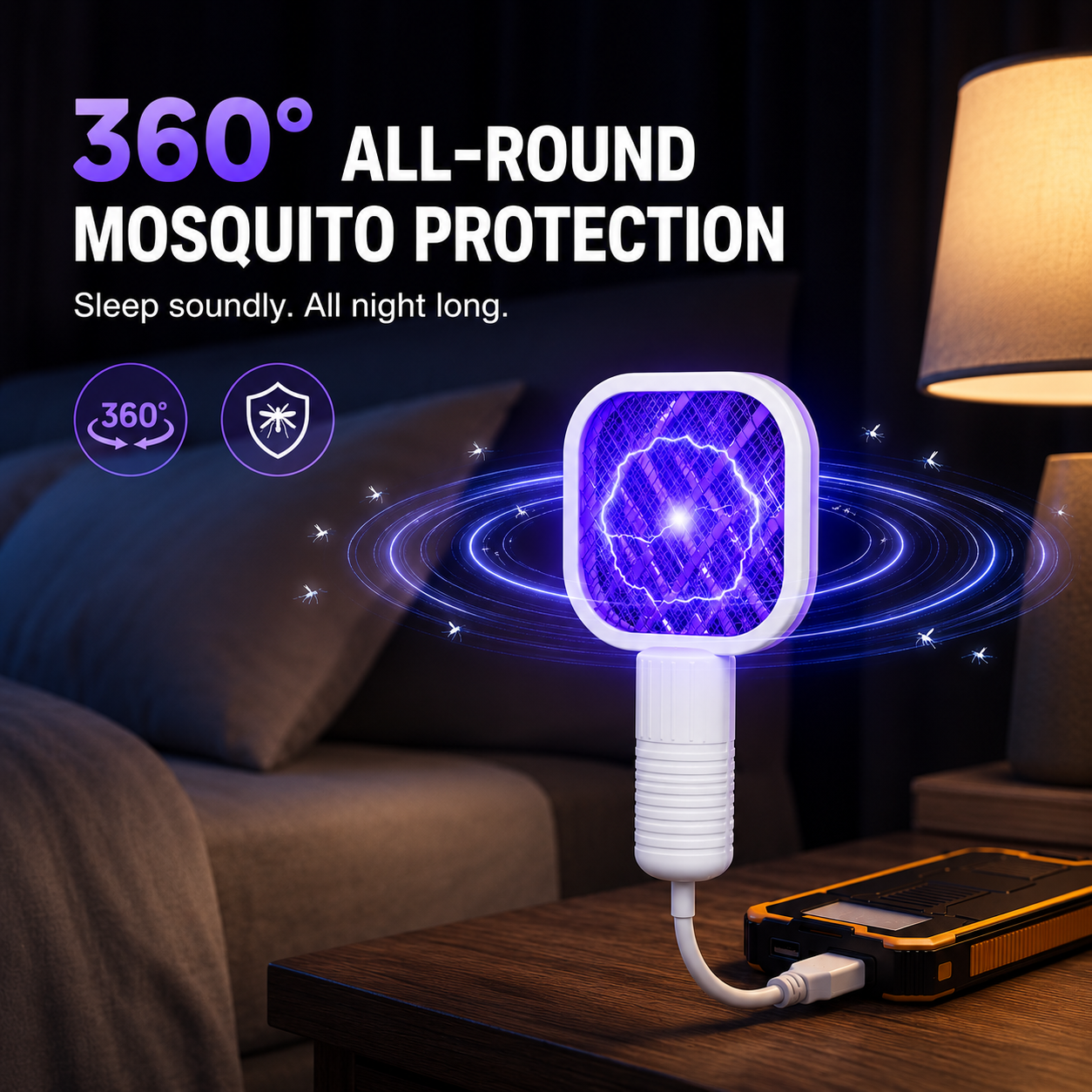 SUMMER SALE 49% OFF 💥 Zapora™ 2in1 Mini UV Mosquito Zapper 🚫🦟