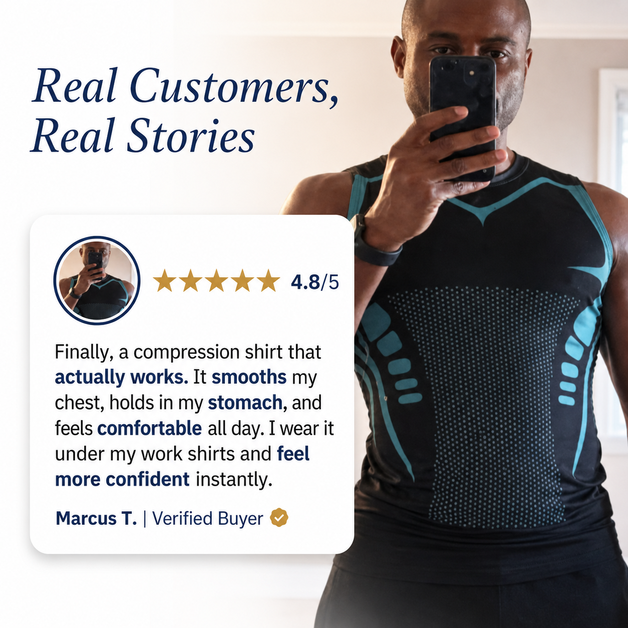 Vormax V-Form Compression Shirt | Confidence, Strength & Shape