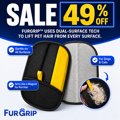 SUMMER DEAL 49% OFF 🐾 FurGrip™ Pro Magic Electrostatic Pet Hair Mitt - Fur Lifts In Seconds