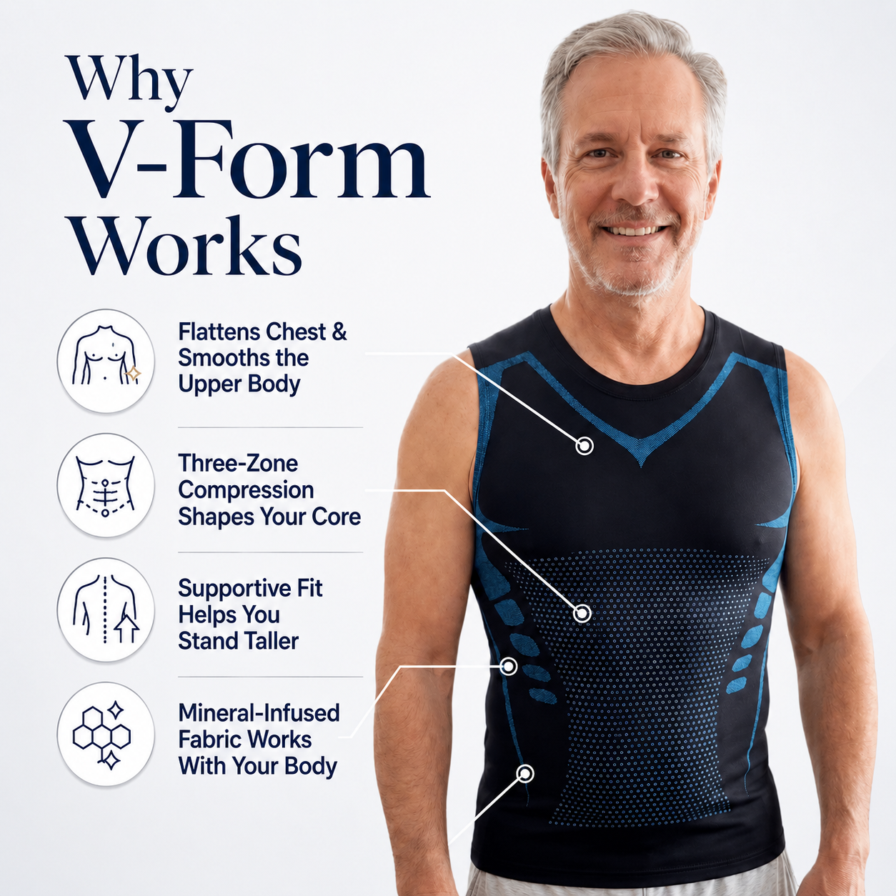 Vormax V-Form Compression Shirt | Confidence, Strength & Shape