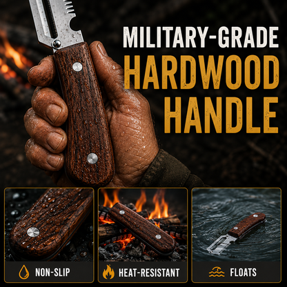 SUMMER SALE 50% OFF ☀️ Grizz™ 4in1 Outdoor Utility Knife - One Tool For Every Outdoor Adventure