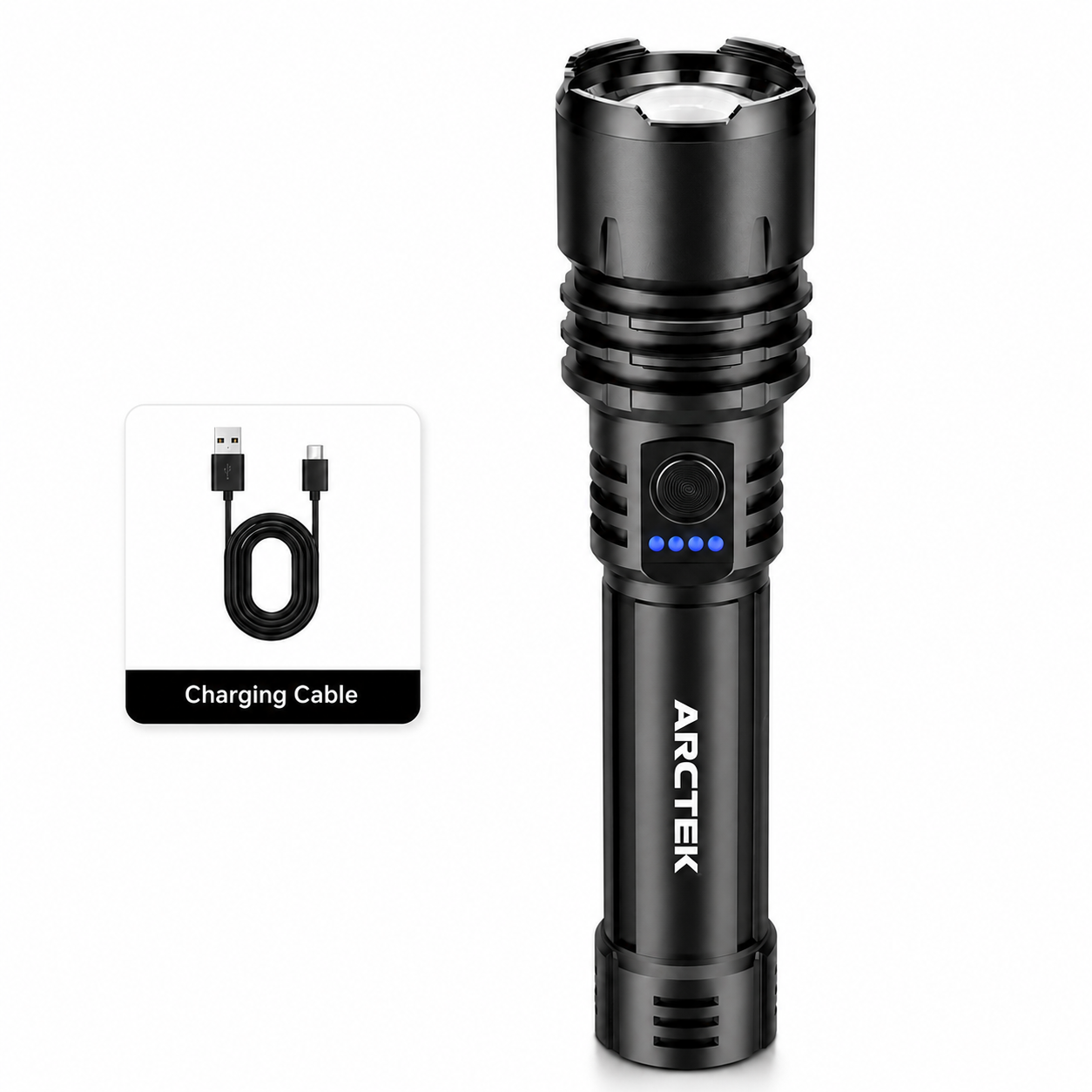 🔥 LAST DAY SALE 50% OFF 🔥 ARCTEK™ Super Bright Military-Grade Flashlight